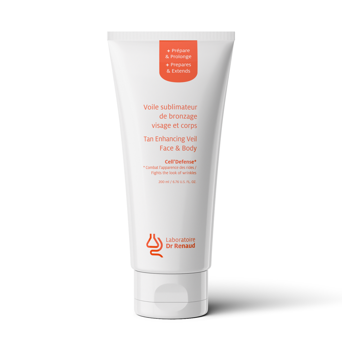 Cell'Defense Voile sublimateur de bronzage – Visage et corps