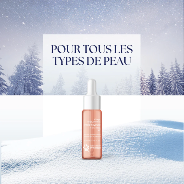 HUILE SOYEUSE - ÉDITION DES FÊTES - HUILE SÈCHE NOURRISSANTE - FORMAT DE VOYAGE